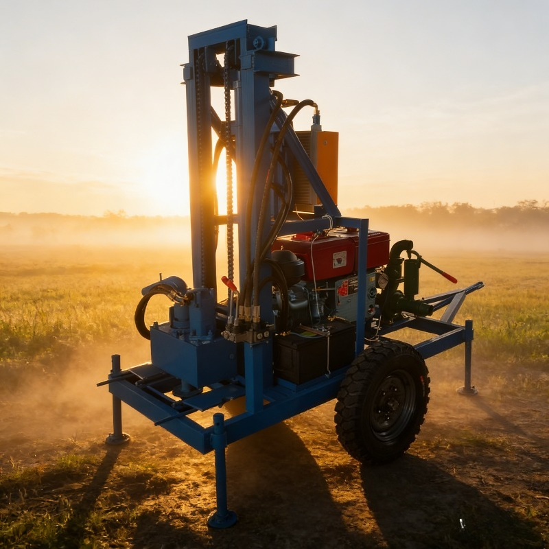 Heavy Equipment Drilling Rig - Equipamento de Perfuração Industrial de Poços