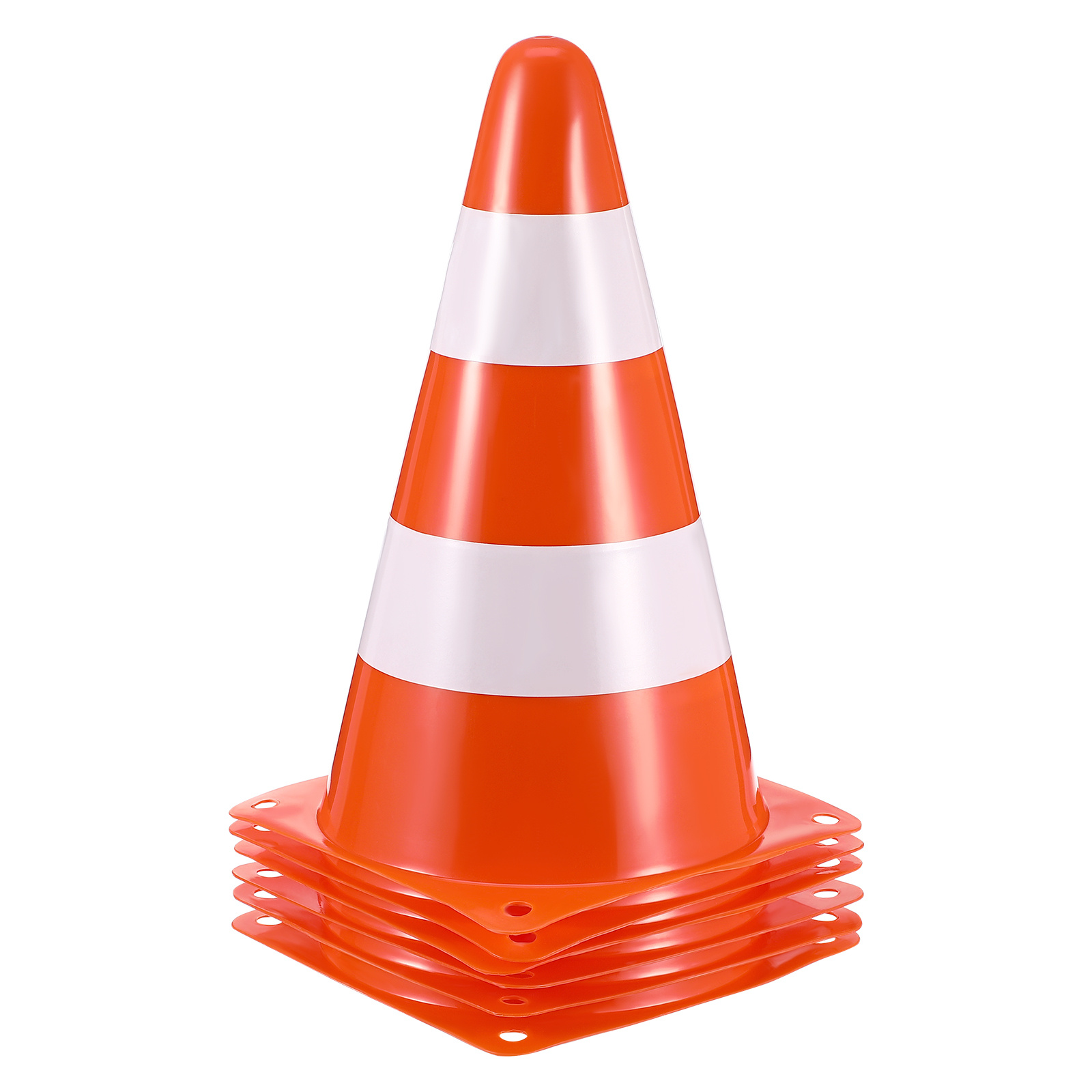 Road Traffic Cone - 6 pçs cones de tráfego alta