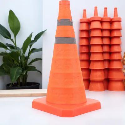 Road Traffic Cone - Cone de Sinalização Resistente às Intempéries,