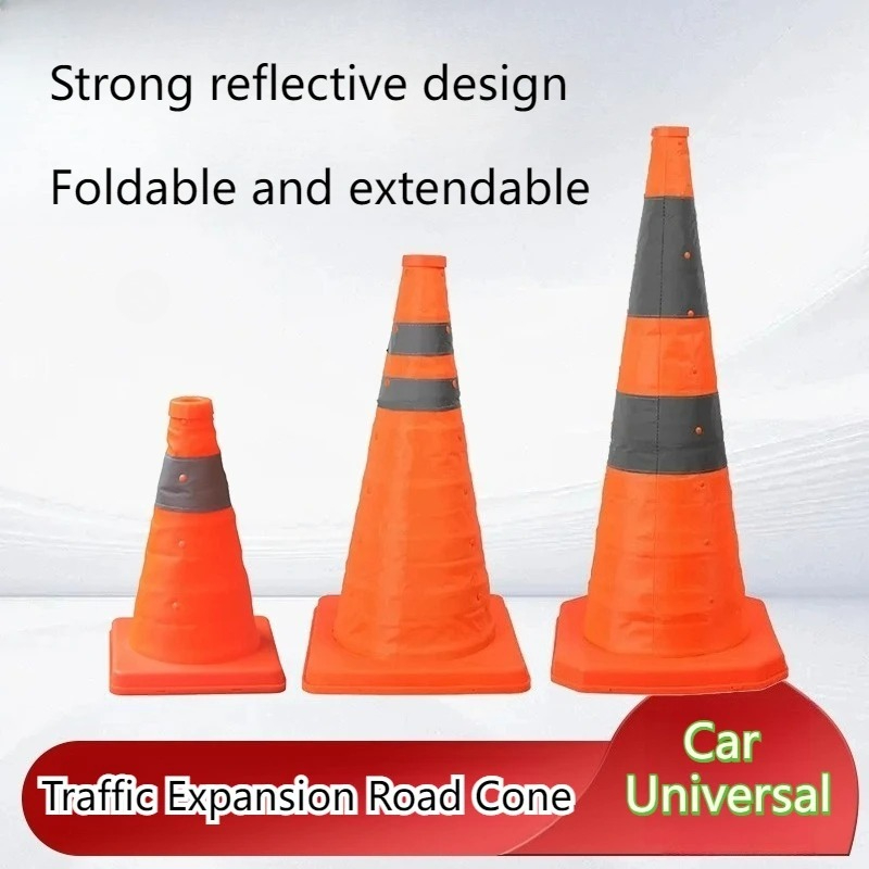 Road Traffic Cone - Cone de Segurança Refletivo Dobrável para