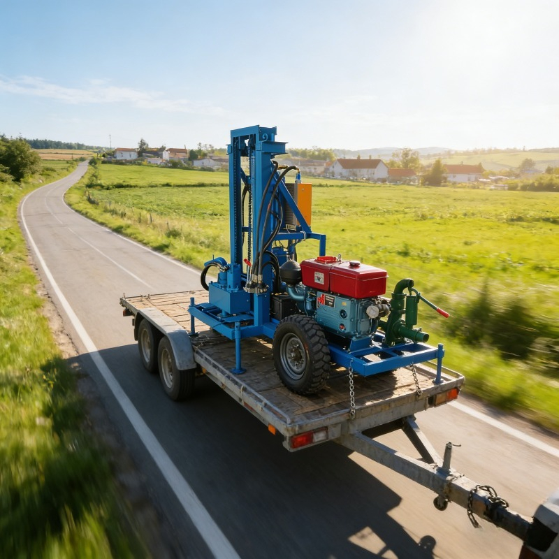 Heavy Equipment Drilling Rig - Equipamento de Perfuração Comercial de Poços