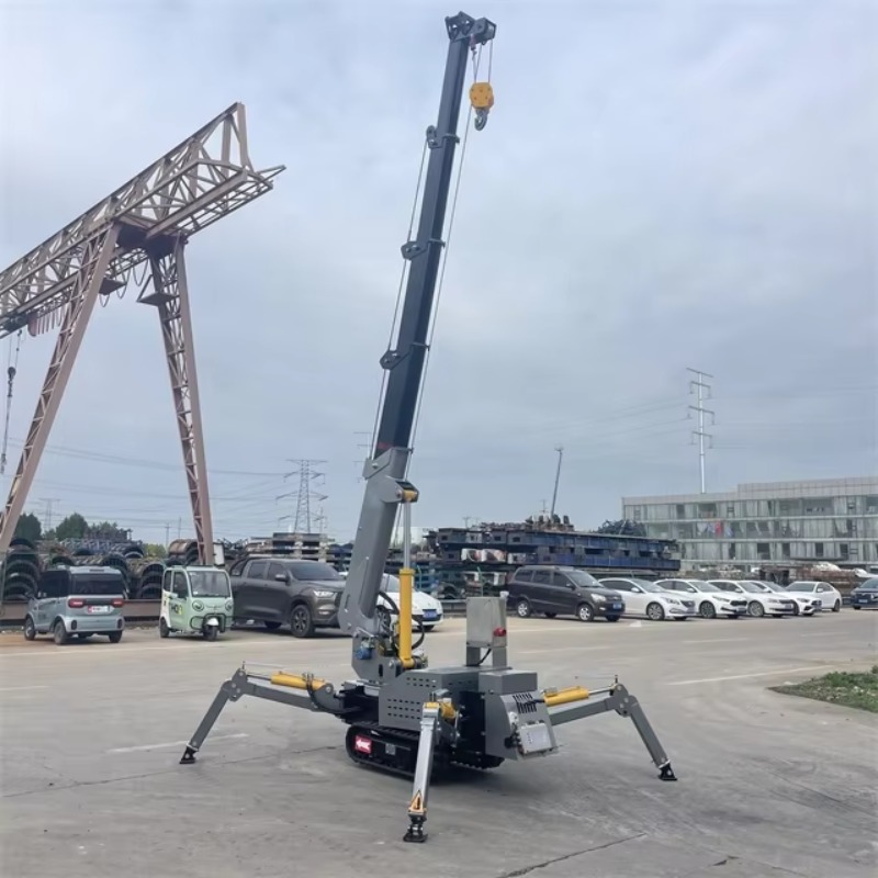 Heavy Equipment Lift - Mini Guindaste Aranha Compacto Hidráulico Elétrico