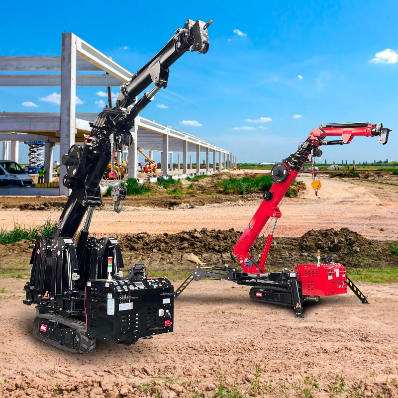Heavy Equipment Lift - Mini Guindaste Aranha Compacto Hidráulico Elétrico
