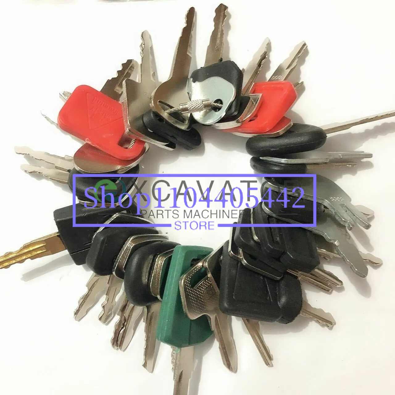 Heavy Equipment Key Set - Conjunto de 30 chaves de ignição/equipamento