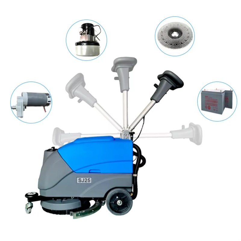 Industrial Floor Scrubber - Máquina Industrial de Limpeza de Piso
