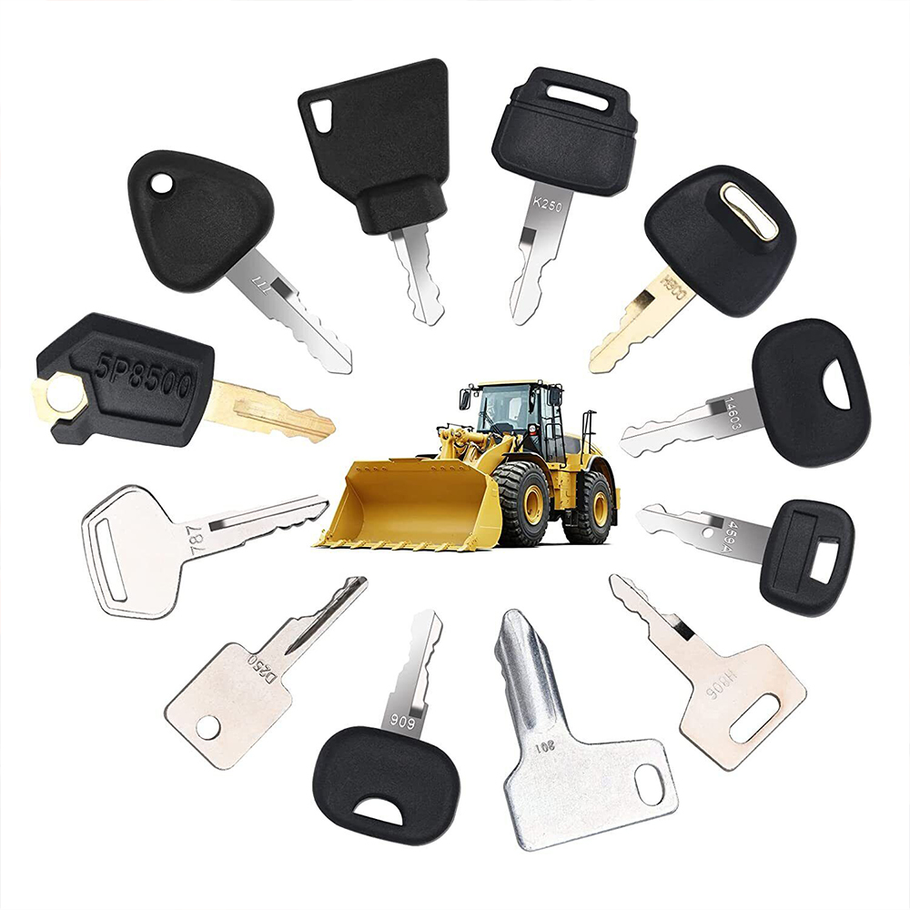 Heavy Equipment Key Set - 12pçs conjunto de chave de ignição