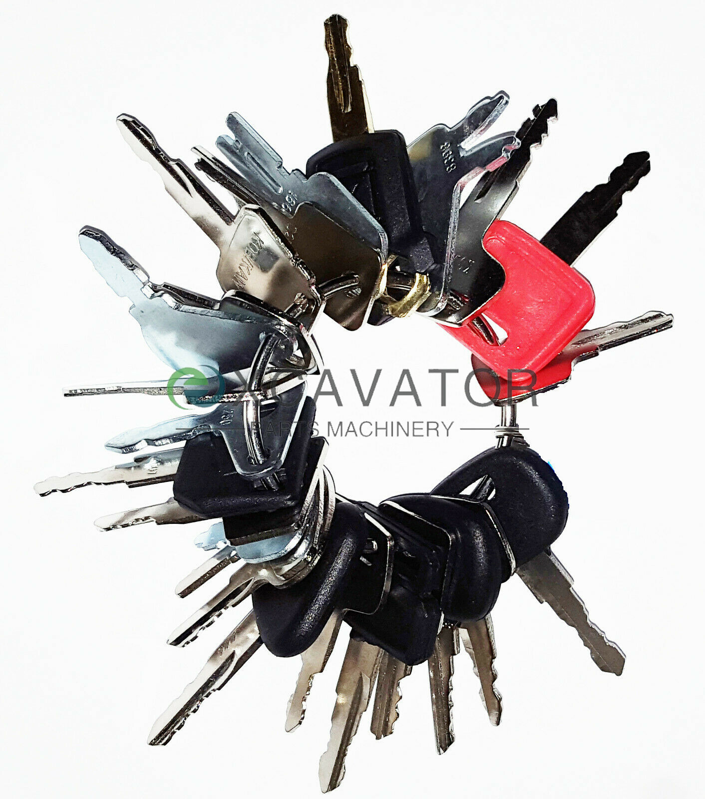 Heavy Equipment Key Set - Conjunto de 23 Chaves de Ignição