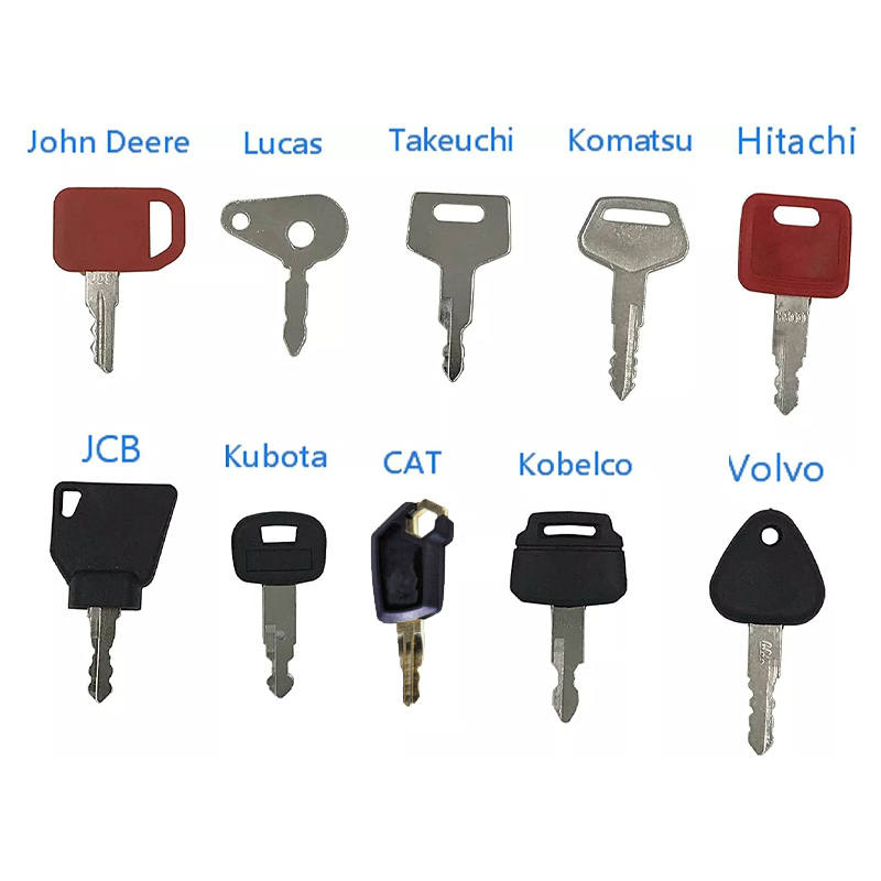 Heavy Equipment Key Set - Conjunto de ignição de chave mestre