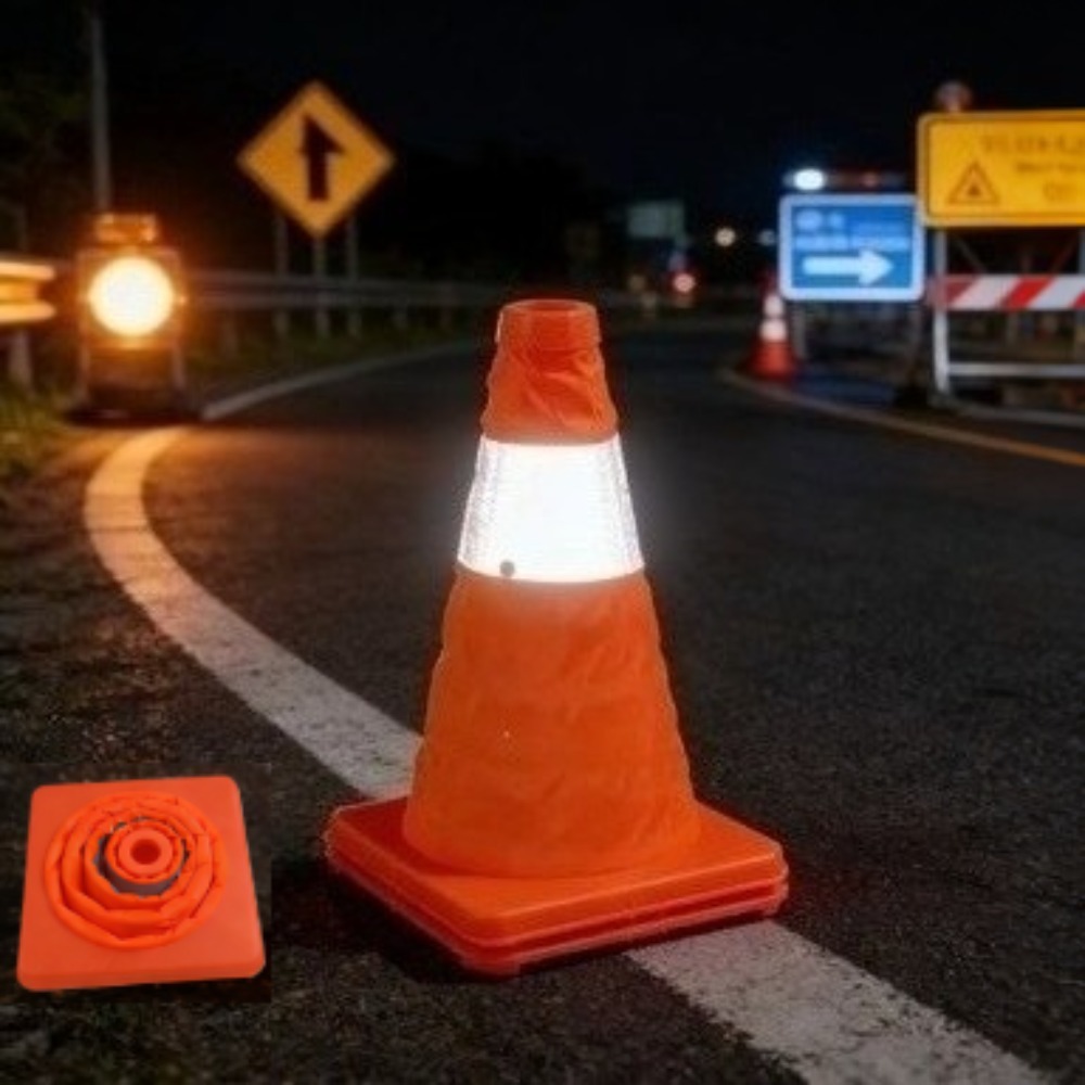 Cone de Trânsito Refletivo Dob - Road Traffic Cone avaliação e preço