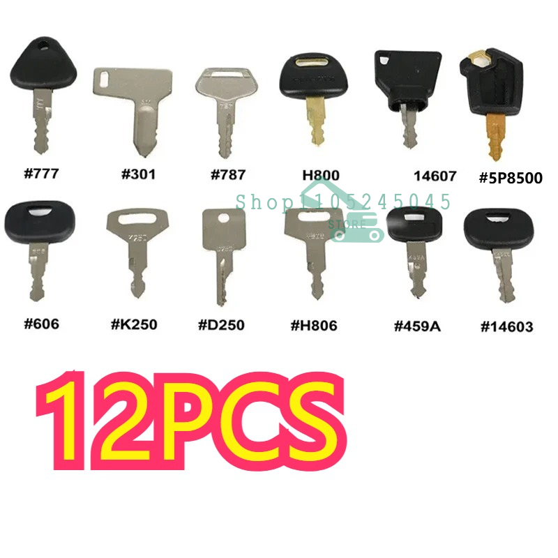 Conjunto de Chaves de Ignição  - Heavy Equipment Key Set avaliação e preço