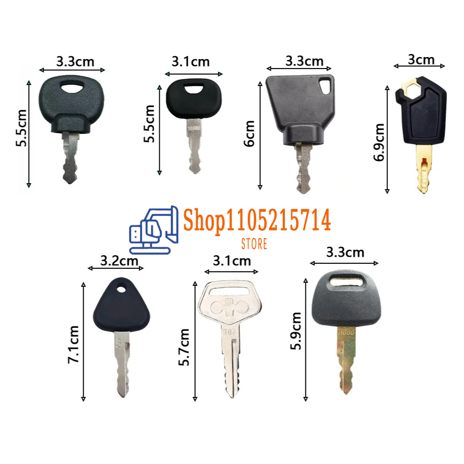 Conjunto de chaves de ignição  - Heavy Equipment Key Set avaliação e preço